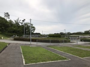 神戸市立西神墓園　ご当選された方の見学のご案内させていただきました。