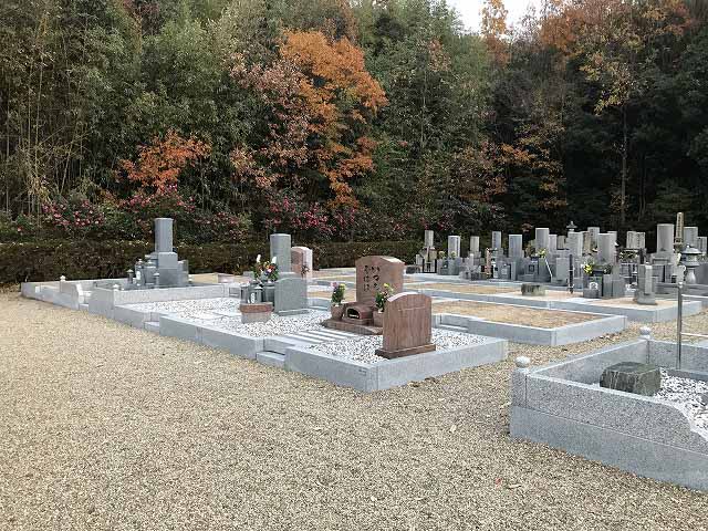 養田霊園（神戸市西区）の墓地の様子