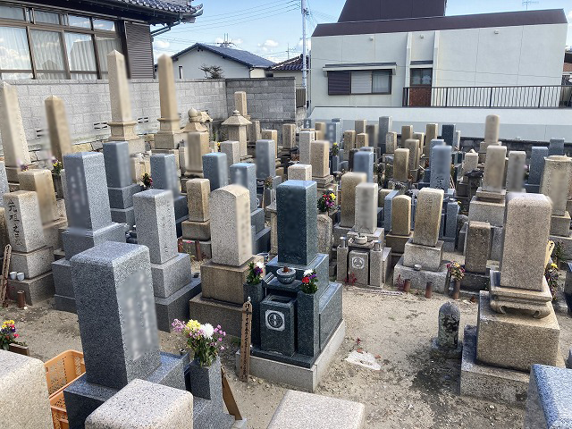 長光寺境内墓地（明石市）のお墓