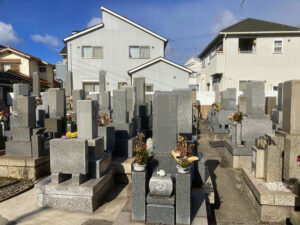 長砂鵤墓地（加古川市）のお墓