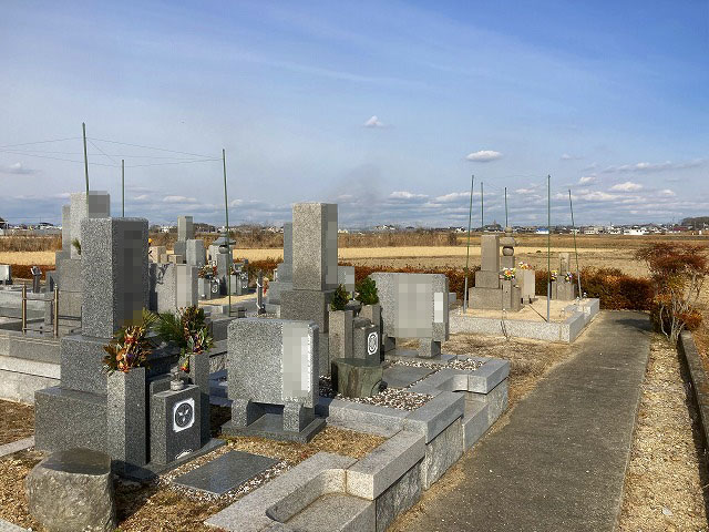 南川墓地（稲美町）の墓地