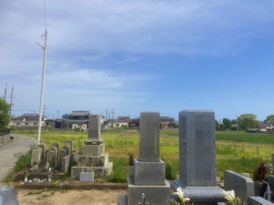 中一色東墓地（稲美町）のお墓